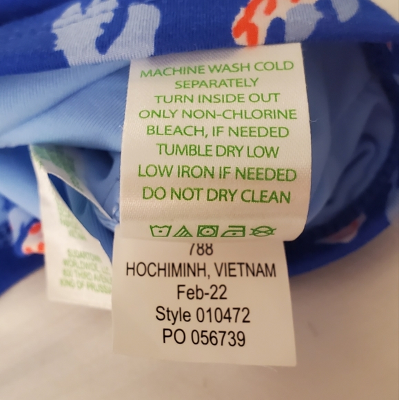 NWT Lilly Pulitzer UPF 50+ Luxletic Zahara Ruffle Sports Bra XXS - Picture 11 of 12